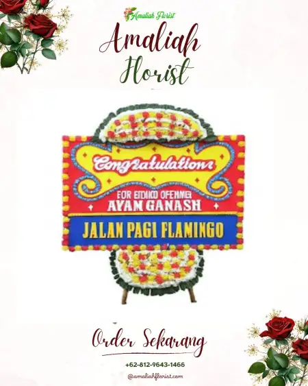 Sewa Papan Bunga Senden
